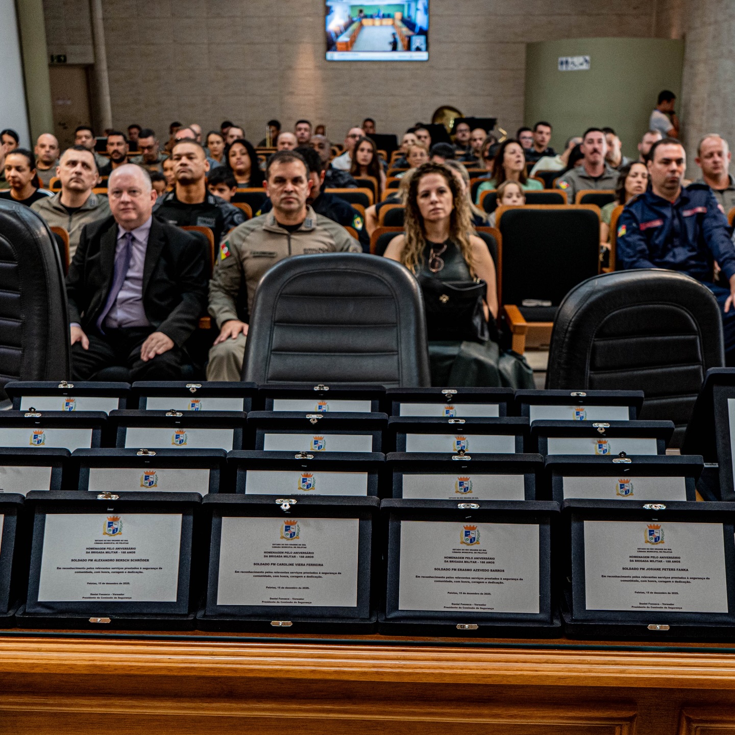 ASPRA-RS participa de Audiência em homenagem aos 188 da BM