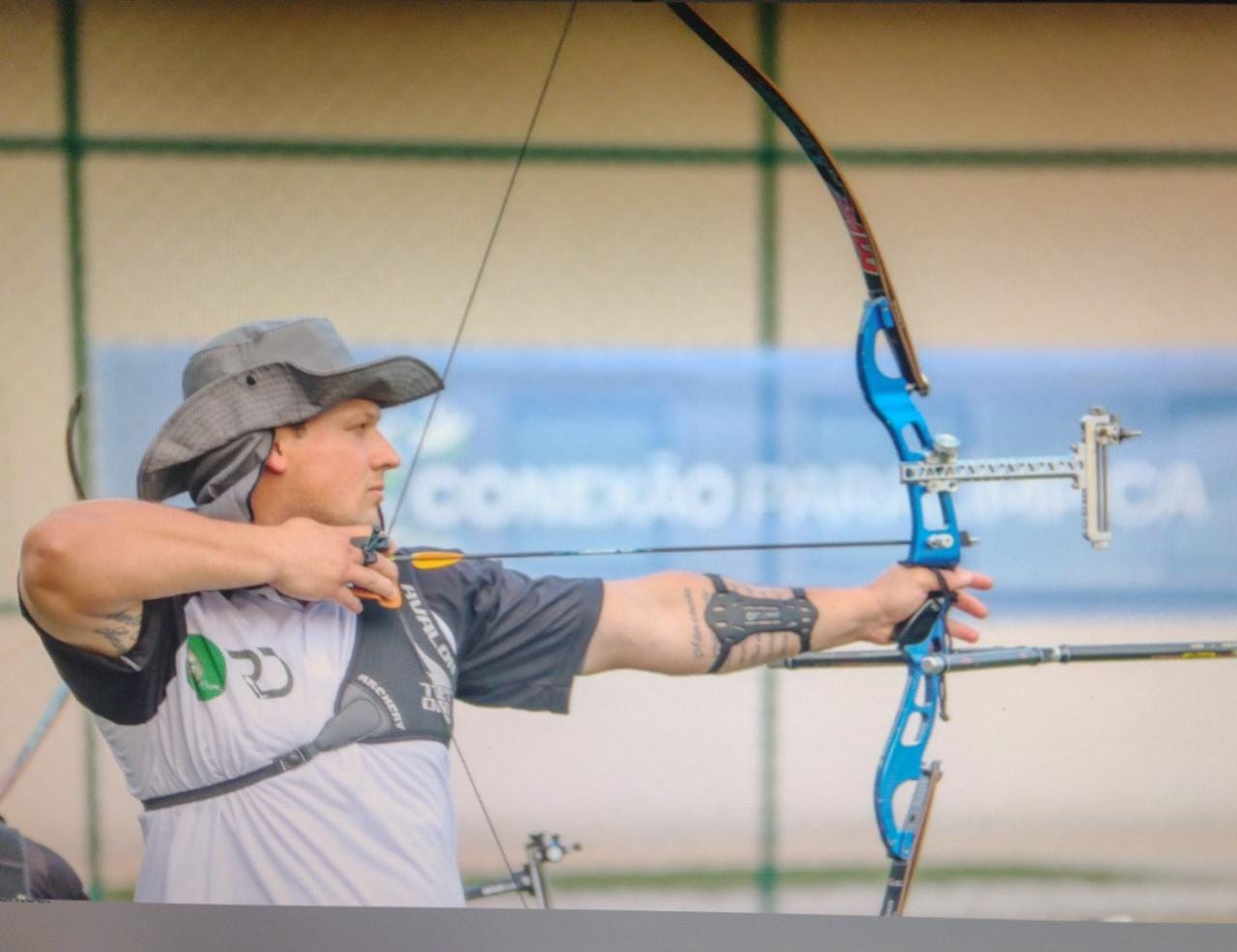 Paralimpíadas Militares: policial de Rio Grande conquista duas medalhas no tiro com arco.