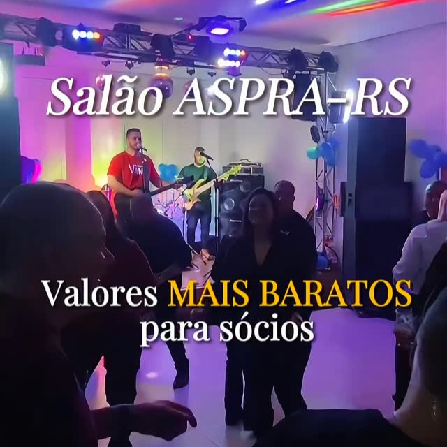 NOVIDADE: Salão de Eventos fica mais barato para sócios!