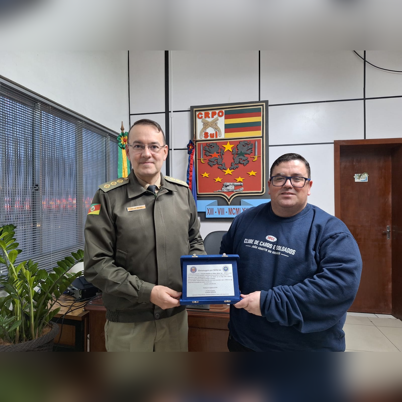 ASPRA-RS presta homenagem aos 52 anos do CRPM Sul