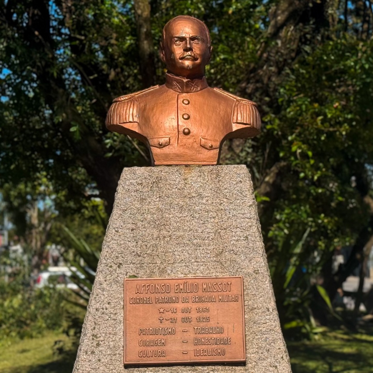 ASPRA-RS participa de solenidade em homenagem ao Cel. Massot