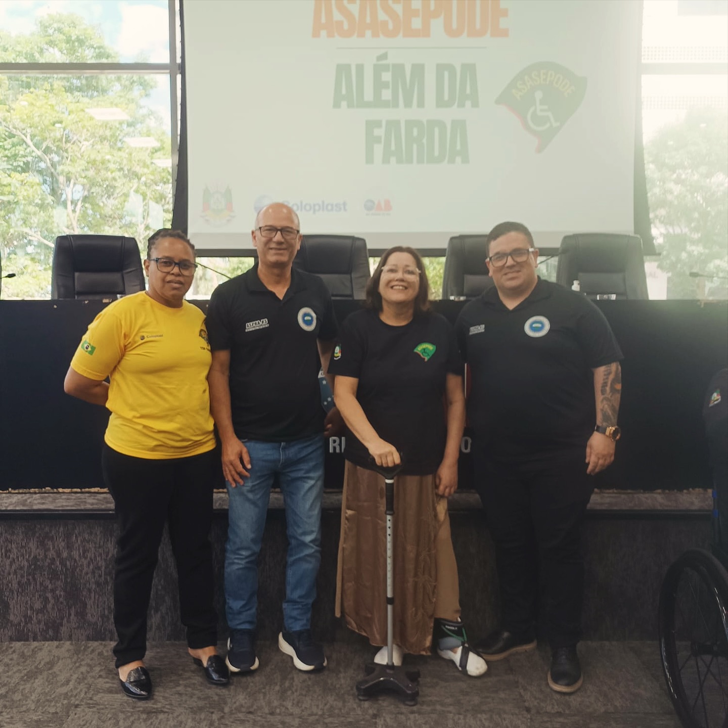ASPRA-RS participa do evento "Além da Farda" promovido pela ASASEPOD