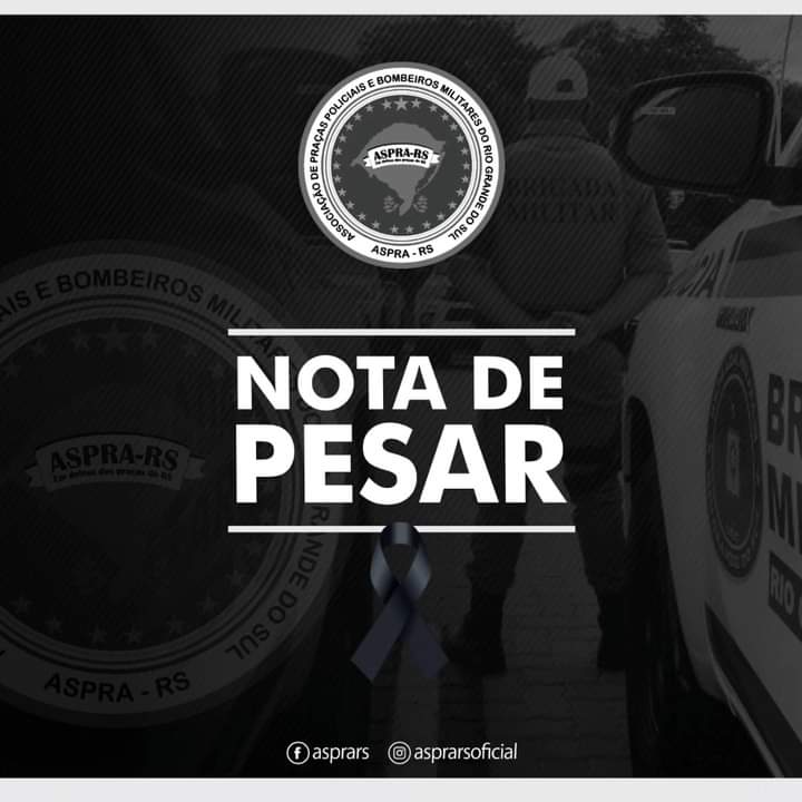 NOTA DE PESAR - Potiguara Galvam Ribas